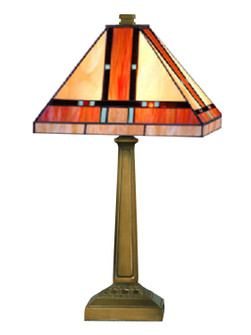 Mission Two Light Table Lamp in Mica Bronze (155|TT10090)