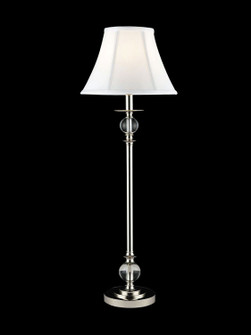 Crystal Table Lamps One Light Table Lamp in Polished Nickel (155|GB10196)