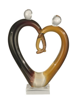 Hearts Sculpture in Clear (155|AS11112)