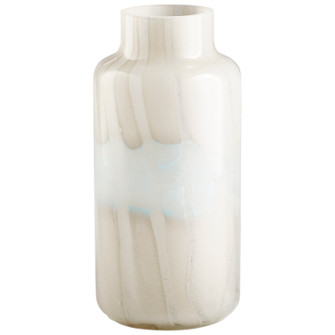 Vase in Tan And Aqua (208|11078)