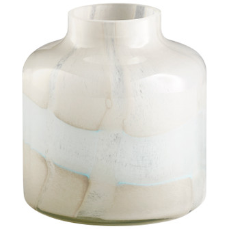 Vase in Tan And Aqua (208|11077)