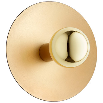 One Light Wall Mount in Noir And Gold Leaf (208|10978)