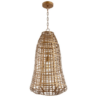 One Light Pendant in Antique Brass (208|10685)