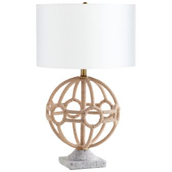 One Light Table Lamp in Aged Brass (208|10548)