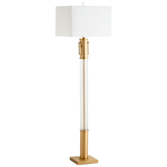 One Light Table Lamp in Aged Brass (208|10546)