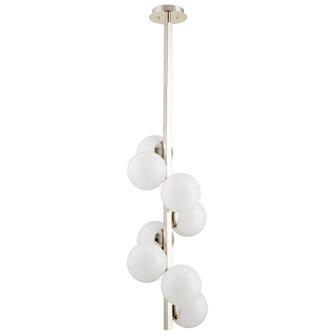 Eight Light Pendant in Polished Nickel (208|09676)