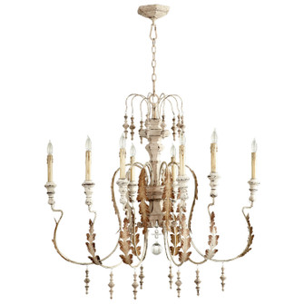 Eight Light Chandelier in Persian White (208|05051)