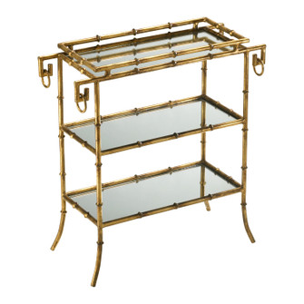 Bamboo Tray Table in Gold (208|04208)