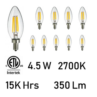 Bulbs Light Bulb in Clear (401|E12K2700-10)