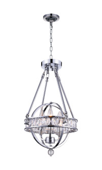 Arkansas Three Light Mini Chandelier in Chrome (401|9957P12-3-601)