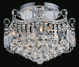 Amanda Six Light Flush Mount in Chrome (401|8421C16C)