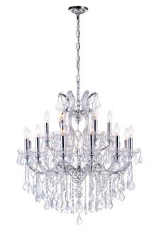 Maria Theresa 19 Light Chandelier in Chrome (401|8318P30C-19 (Clear))