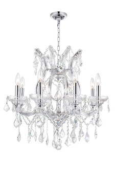 Maria Theresa Nine Light Chandelier in Chrome (401|8311P24C-9 (Clear))