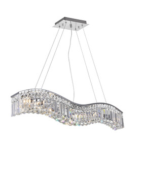 Glamorous Five Light Chandelier in Chrome (401|8004P30C-A (Clear))