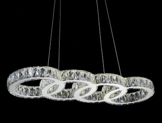 Milan LED Chandelier in Stainless Steel (401|5629P33ST-O)
