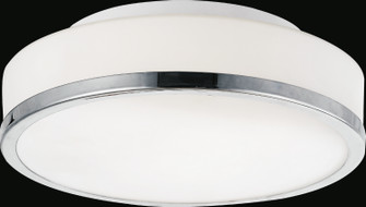 Frosted Two Light Flush Mount in Satin Nickel (401|5479C10SN-R)