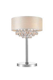 Dash Three Light Table Lamp in Chrome (401|5443T14C (Off White))