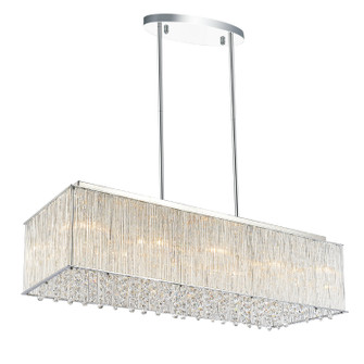 Spring Morning Ten Light Chandelier in Chrome (401|5319P32C-RC (Straight))