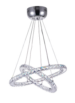 Ring LED Chandelier in Stainless Steel (401|5080P20ST-2R)