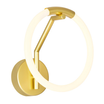 Hoops LED Wall Sconce in Satin Gold (401|1273W10-1-602)