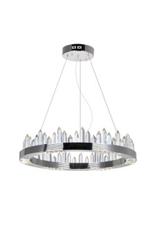 Agassiz LED Chandelier in Polished Nickel (401|1218P24-613)