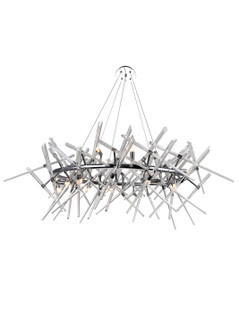 Icicle 12 Light Chandelier in Chrome (401|1154P43-12-601-O)