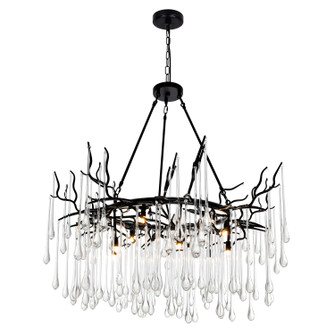 Anita 12 Light Chandelier in Black (401|1094P43-12-101)