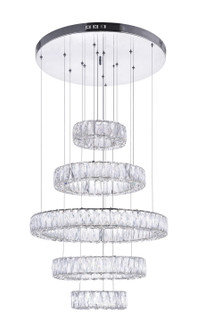 Madeline LED Chandelier in Chrome (401|1044P24-601-R-5C)