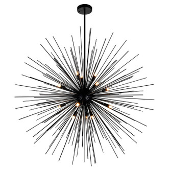 Savannah 14 Light Chandelier in Black (401|1034P40-14-101)