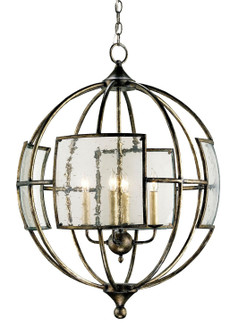 Lillian August Four Light Chandelier in Pyrite Bronze (142|9750)