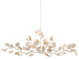 Lunaria Six Light Chandelier in Contemporary Silver Leaf (142|9000-0816)