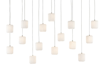 Dove 15 Light Pendant in Painted Silver/White (142|9000-0713)