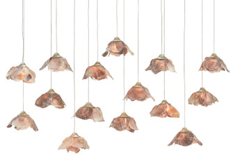 Catrice 15 Light Pendant in Natural Shell/Contemporary Silver Leaf (142|9000-0678)