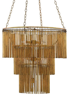 Mantra Seven Light Chandelier in Gold Leaf (142|9000-0247)