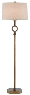 Germaine One Light Floor Lamp in Antique Brass (142|8000-0077)