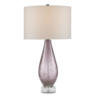 Optimist One Light Table Lamp in Purple/Clear/Antique Nickel (142|6000-0854)