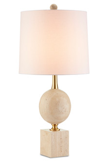 Adorno One Light Table Lamp in Natural/Beige/Antique Brass (142|6000-0718)