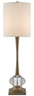 Giovanna One Light Table Lamp in Antique Brass/Clear (142|6000-0167)