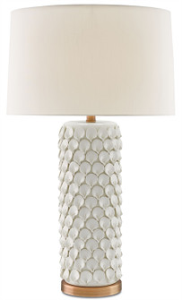 Calla One Light Table Lamp in Cream/Antique Brass (142|6000-0067)