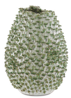Milione Vase in White/Green (142|1200-0302)