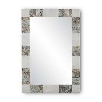 Elena Mirror in White/Brown/Mirror (142|1000-0132)