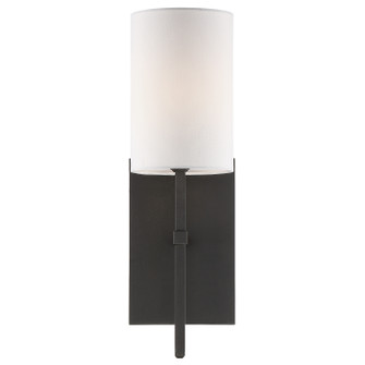 Veronica One Light Wall Sconce in Black Forged (60|VER-241-BF)