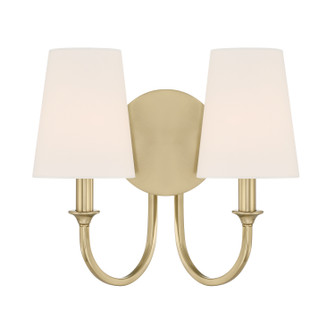Payton Two Light Wall Sconce in Vibrant Gold (60|PAY-922-VG)