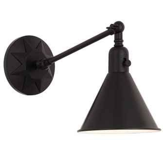 Morgan One Light Wall Sconce in Matte Black (60|MOR-8800-MK)