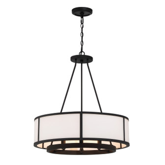 Bryant Six Light Chandelier in Black Forged (60|BRY-8006-BF)