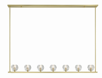 Aragon LED Chandelier in Soft Brass (60|ARA-10267-SB)