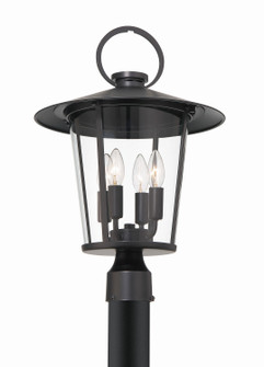 Andover Four Light Outdoor Post Mount in Matte Black (60|AND-9209-CL-MK)