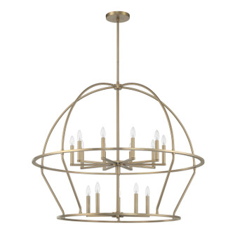 Abbott 15 Light Chandelier in Vibrant Gold (60|ABB-3029-VG)