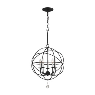 Solaris Five Light Mini Chandelier in Black (60|9224-BK)