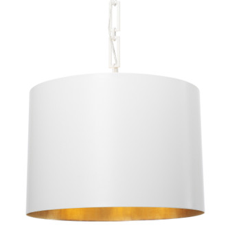 Alston Six Light Chandelier in Matte White / Antique Gold (60|8686-MT-GA)